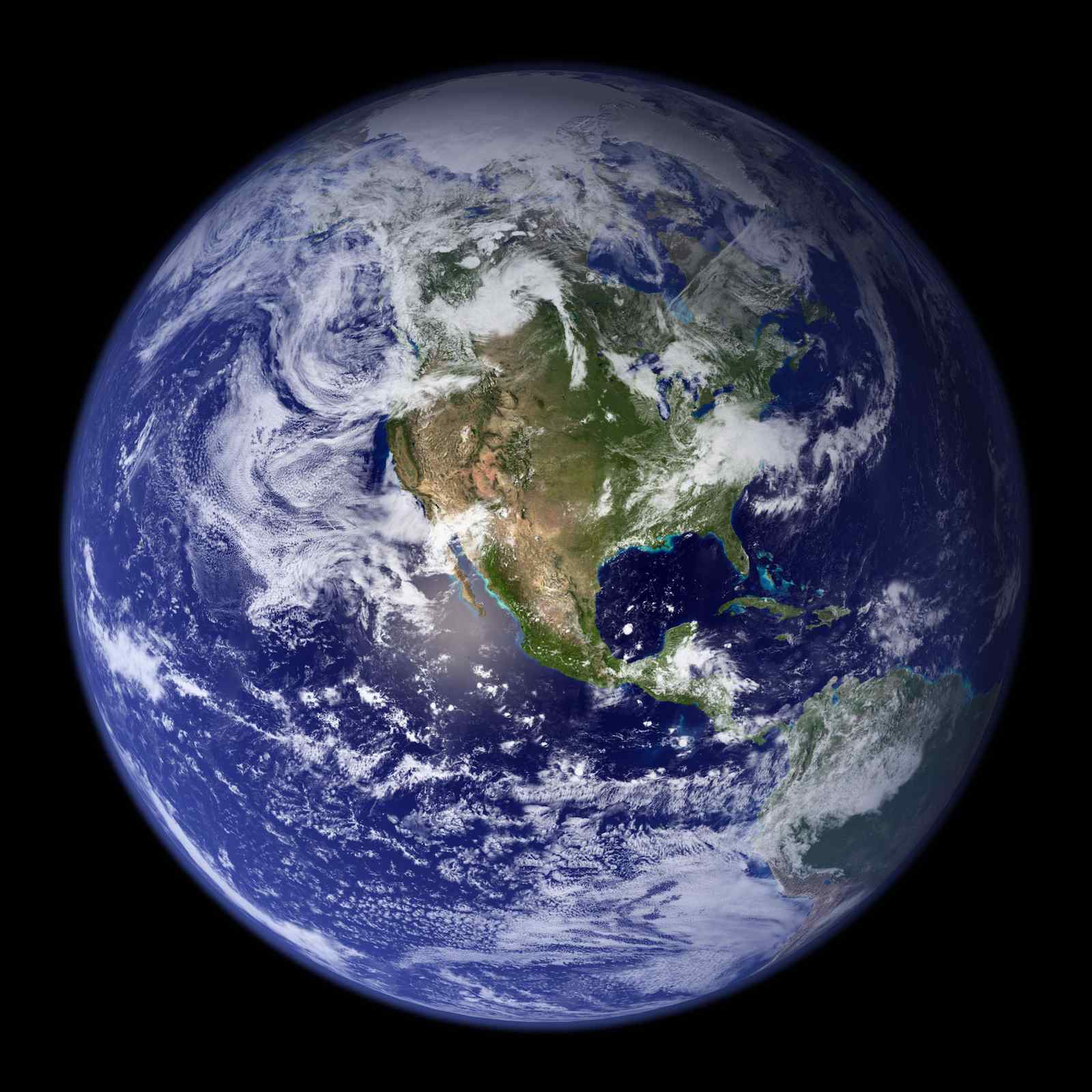 NASA Blue Marble view of Earth